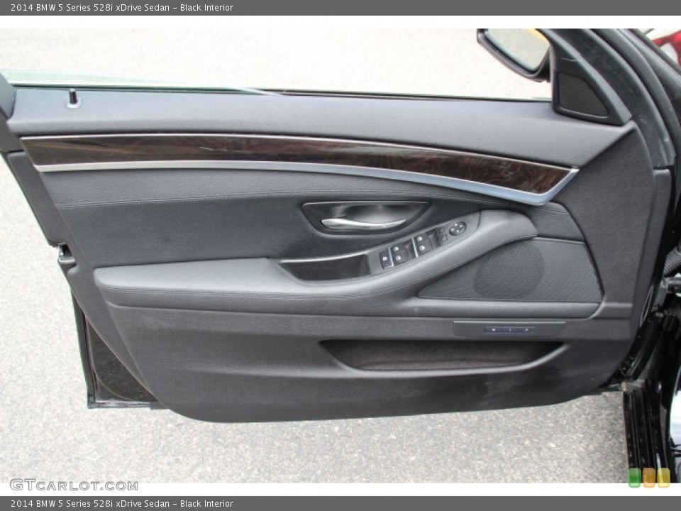 Black Interior Door Panel for the 2014 BMW 5 Series 528i xDrive Sedan #93818224