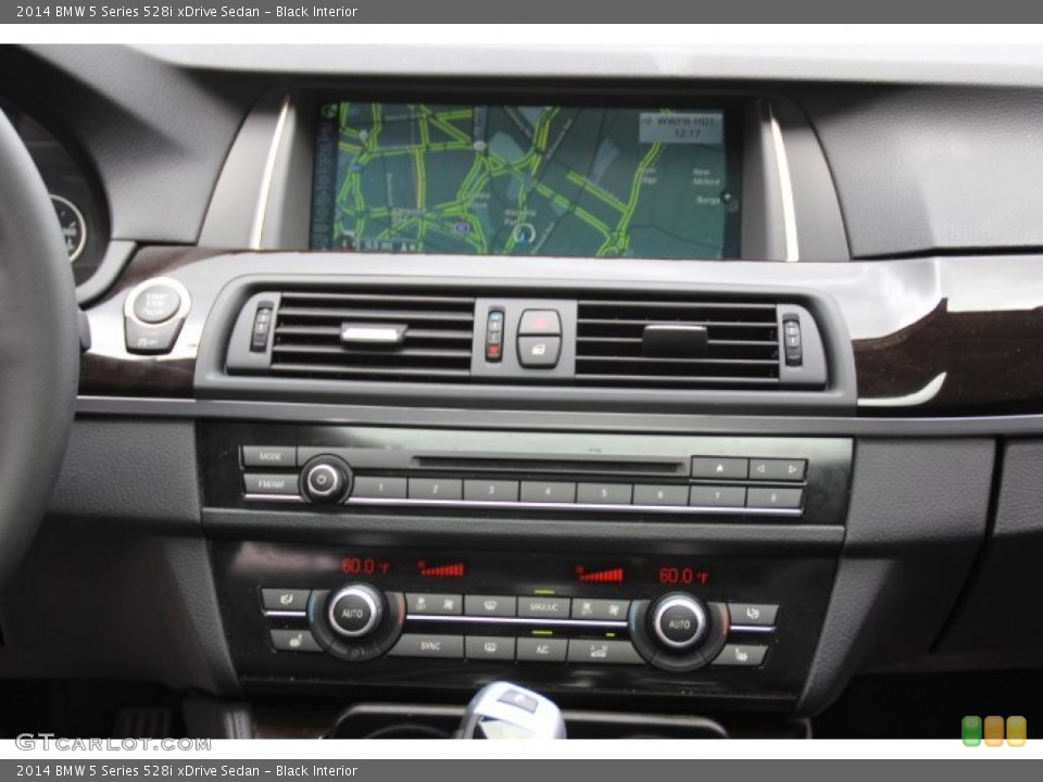 Black Interior Controls for the 2014 BMW 5 Series 528i xDrive Sedan #93818338