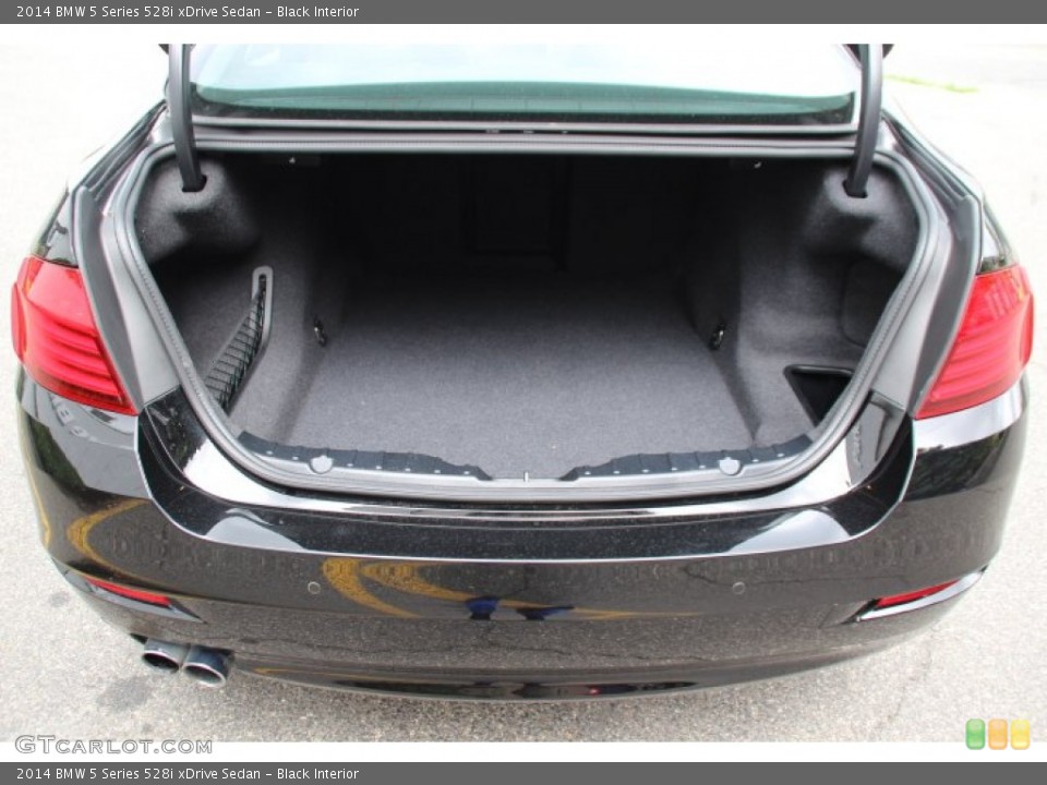 Black Interior Trunk for the 2014 BMW 5 Series 528i xDrive Sedan #93818500
