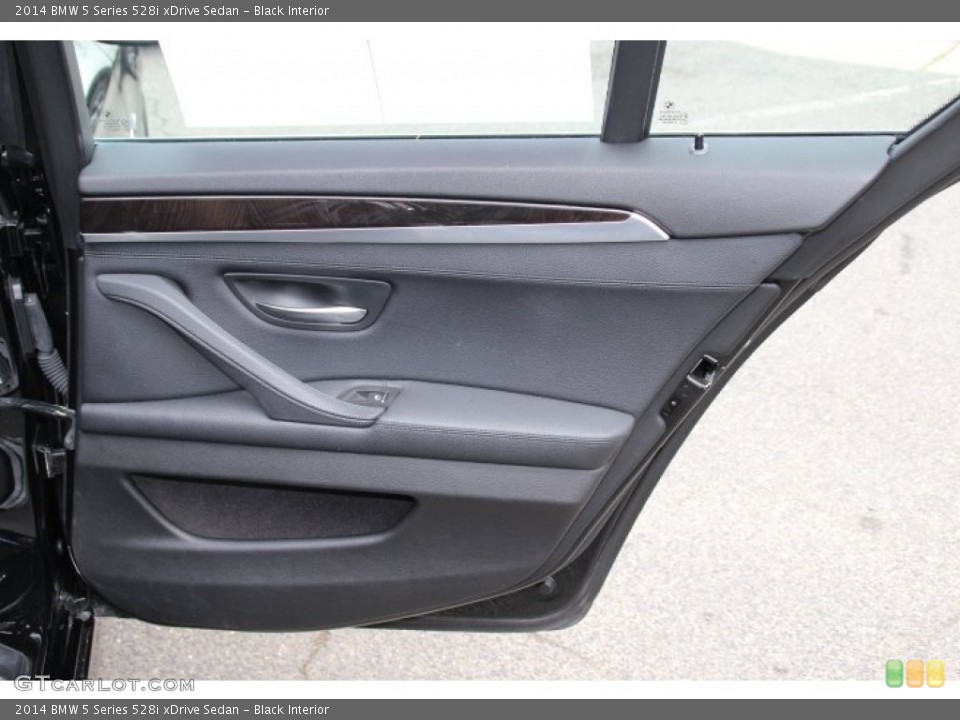 Black Interior Door Panel for the 2014 BMW 5 Series 528i xDrive Sedan #93818545