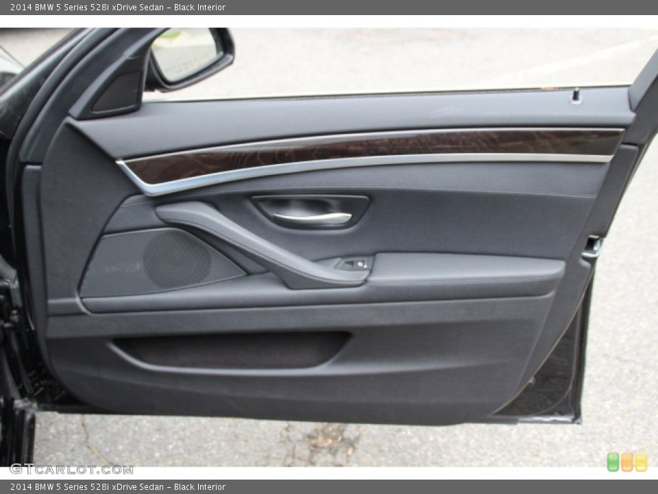 Black Interior Door Panel for the 2014 BMW 5 Series 528i xDrive Sedan #93818596
