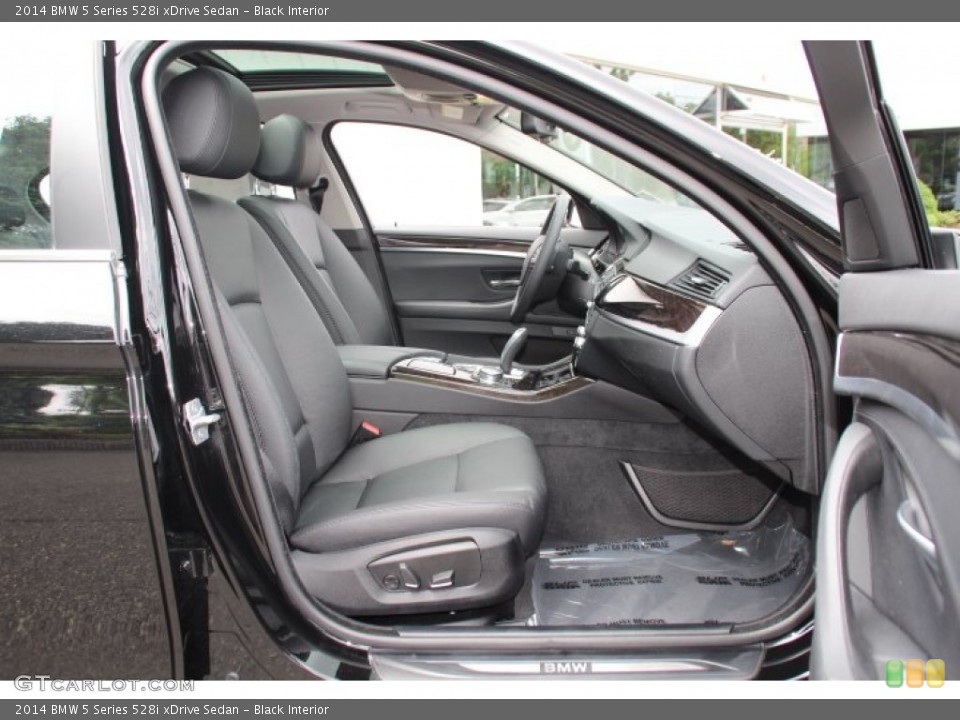 Black Interior Front Seat for the 2014 BMW 5 Series 528i xDrive Sedan #93818641