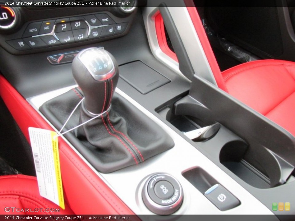 Adrenaline Red Interior Transmission for the 2014 Chevrolet Corvette Stingray Coupe Z51 #93818992