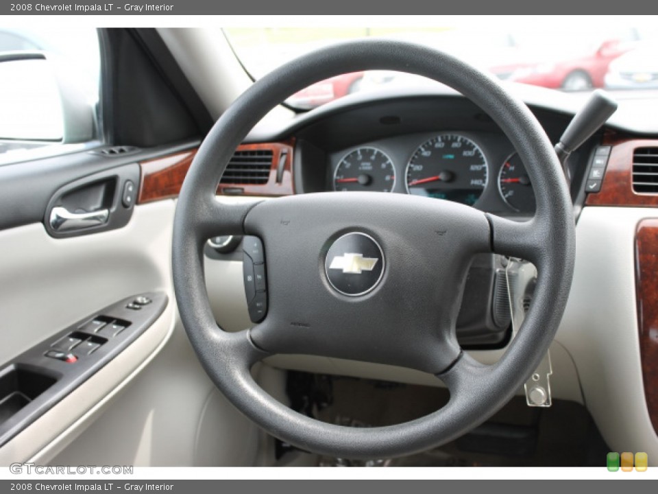 Gray Interior Steering Wheel for the 2008 Chevrolet Impala LT #93827743