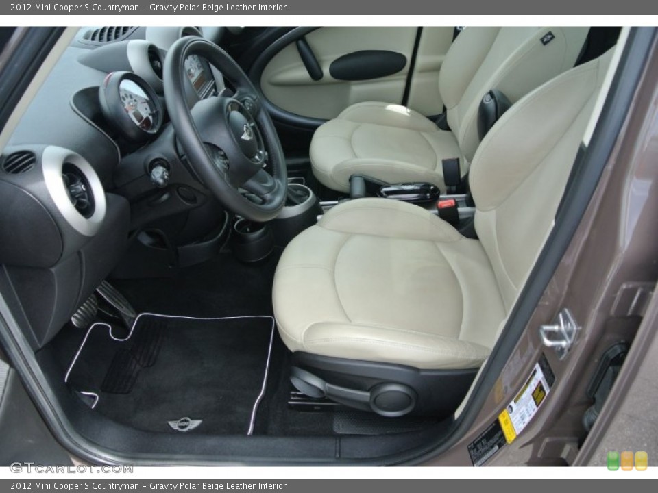 Gravity Polar Beige Leather Interior Photo for the 2012 Mini Cooper S Countryman #93832111
