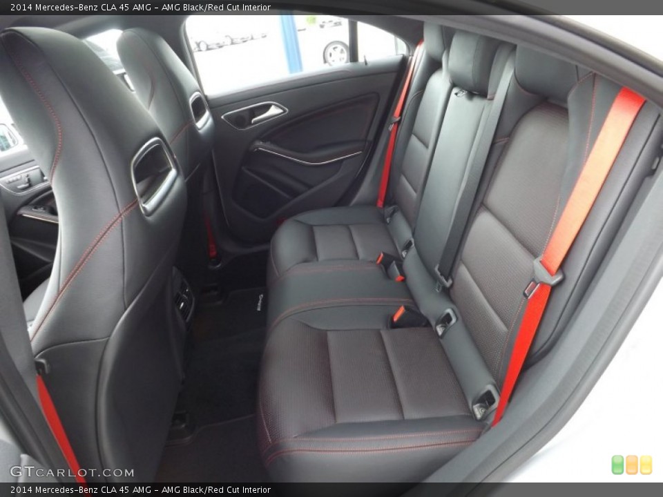 AMG Black/Red Cut Interior Rear Seat for the 2014 Mercedes-Benz CLA 45 AMG #93840256