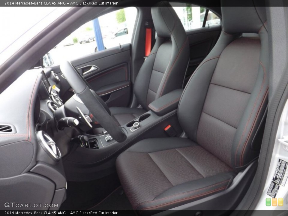 AMG Black/Red Cut Interior Front Seat for the 2014 Mercedes-Benz CLA 45 AMG #93840424