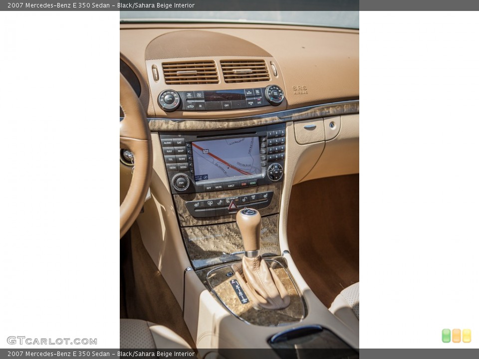 Black/Sahara Beige Interior Controls for the 2007 Mercedes-Benz E 350 Sedan #93843259