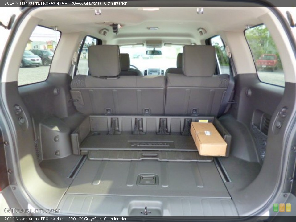 PRO-4X Gray/Steel Cloth Interior Trunk for the 2014 Nissan Xterra PRO-4X 4x4 #93846262