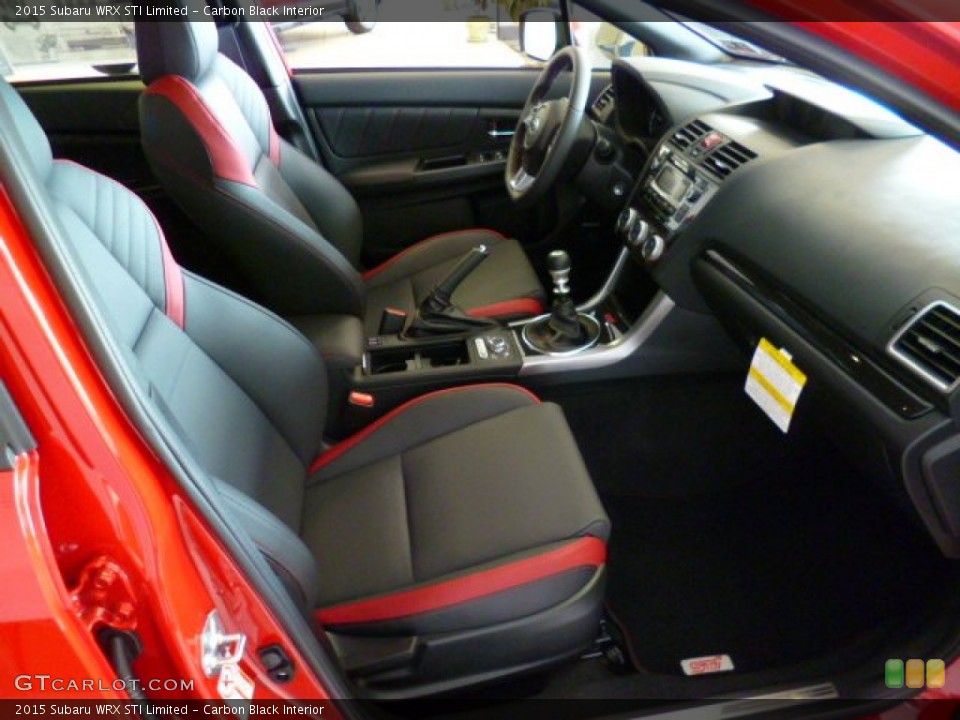 Carbon Black Interior Photo for the 2015 Subaru WRX STI Limited #93847321