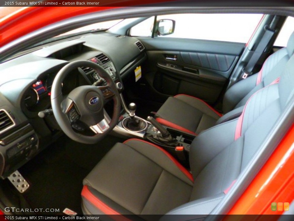 Carbon Black Interior Photo for the 2015 Subaru WRX STI Limited #93847423
