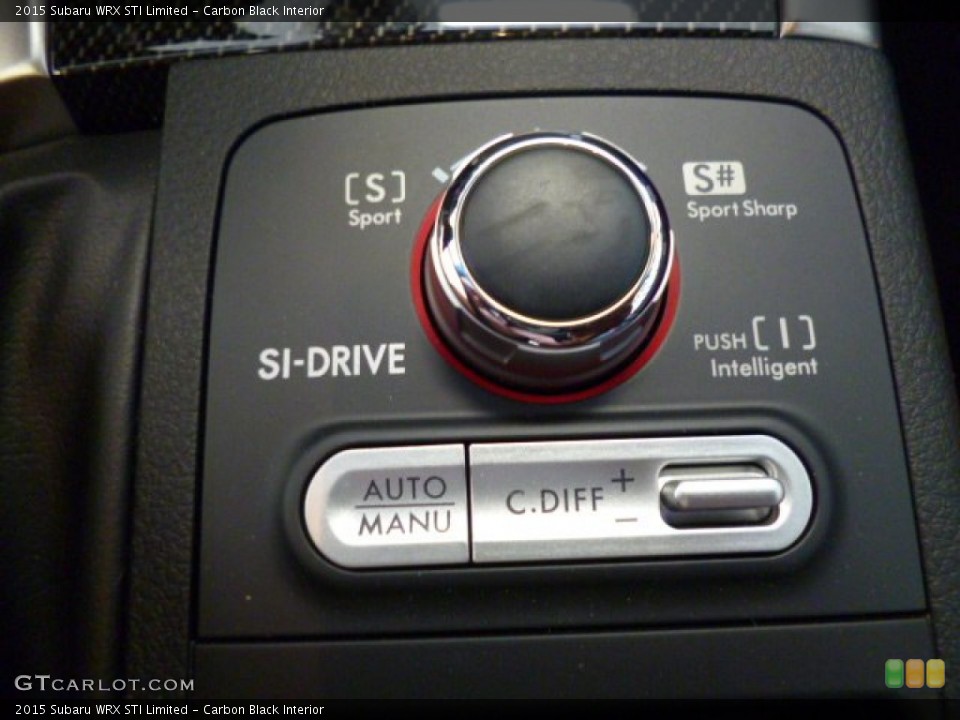Carbon Black Interior Controls for the 2015 Subaru WRX STI Limited #93847455