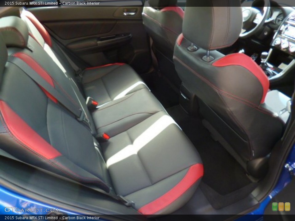 Carbon Black Interior Rear Seat for the 2015 Subaru WRX STI Limited #93847735