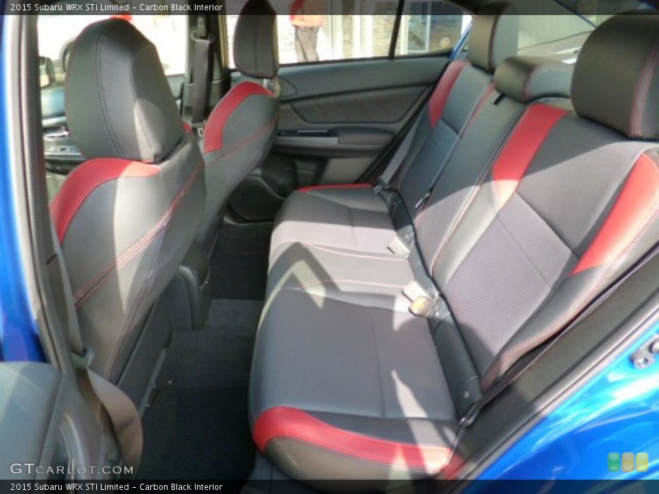 Carbon Black Interior Rear Seat for the 2015 Subaru WRX STI Limited #93847753
