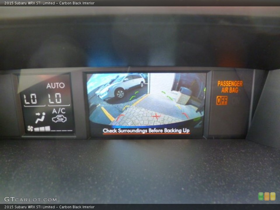 Carbon Black Interior Controls for the 2015 Subaru WRX STI Limited #93847834