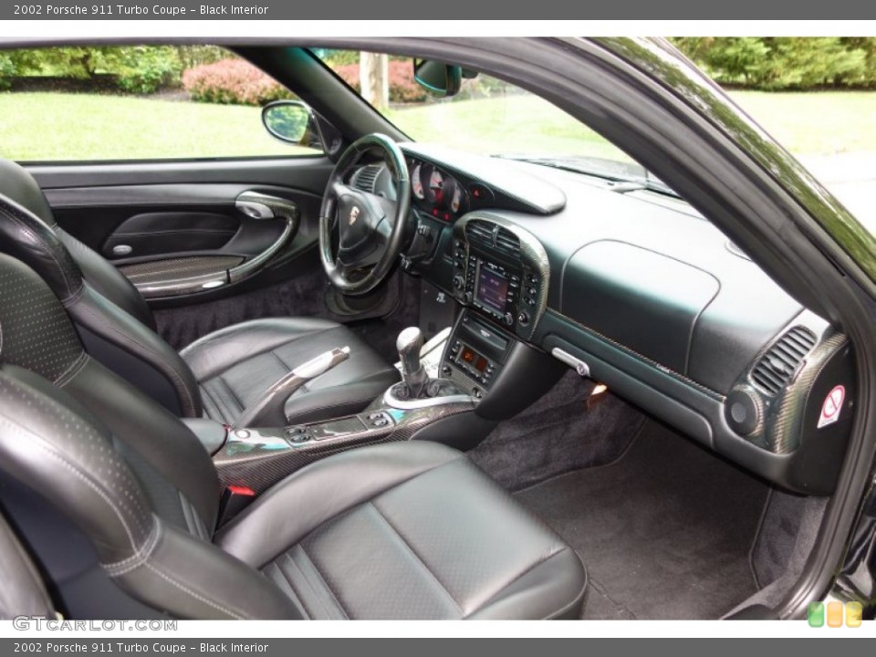 Black Interior Dashboard for the 2002 Porsche 911 Turbo Coupe #93847855