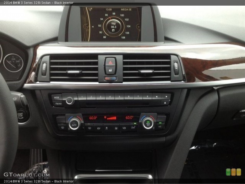 Black Interior Controls for the 2014 BMW 3 Series 328i Sedan #93853615