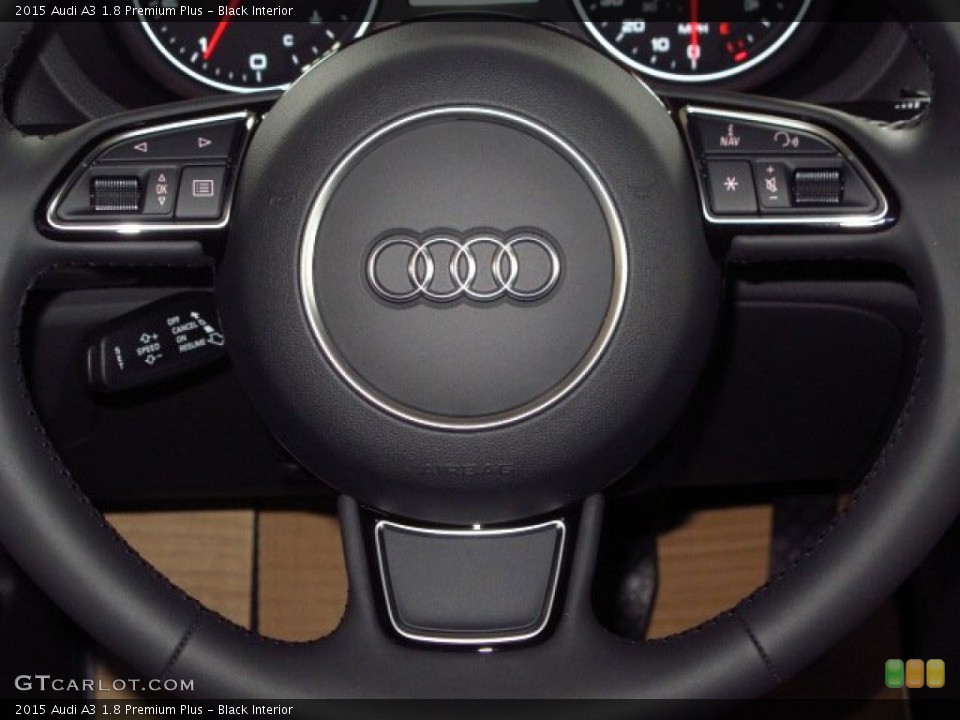 Black Interior Steering Wheel for the 2015 Audi A3 1.8 Premium Plus #93853939