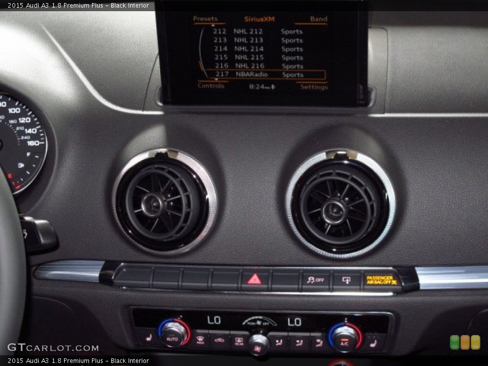 Black Interior Controls for the 2015 Audi A3 1.8 Premium Plus #93853975