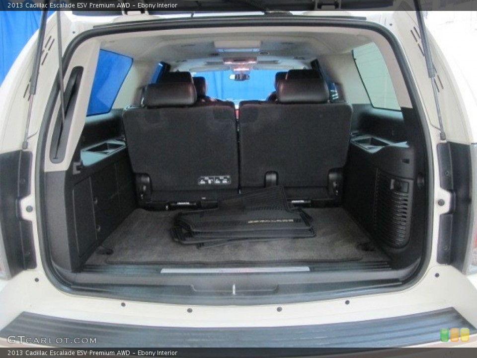 Ebony Interior Trunk for the 2013 Cadillac Escalade ESV Premium AWD #93856072