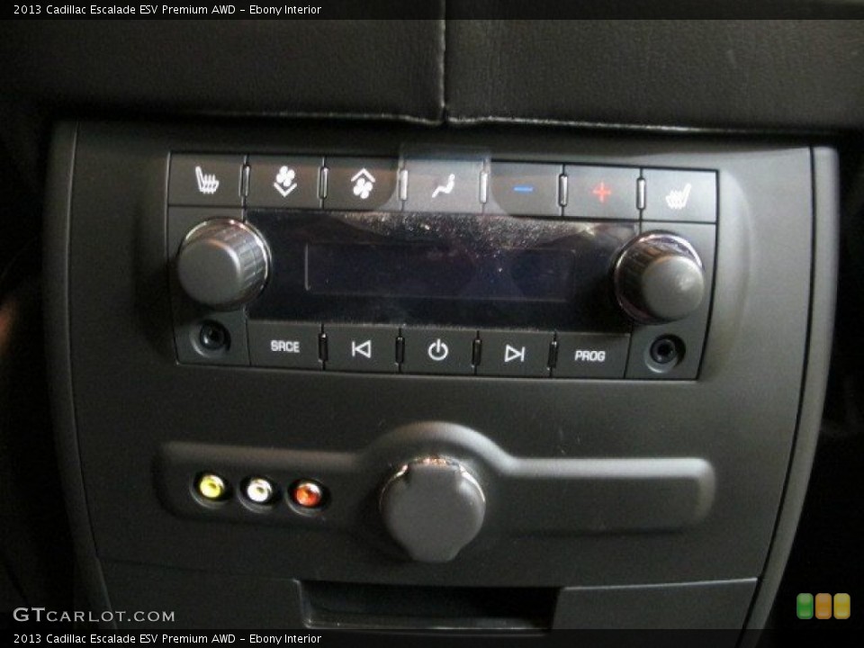 Ebony Interior Controls for the 2013 Cadillac Escalade ESV Premium AWD #93856168