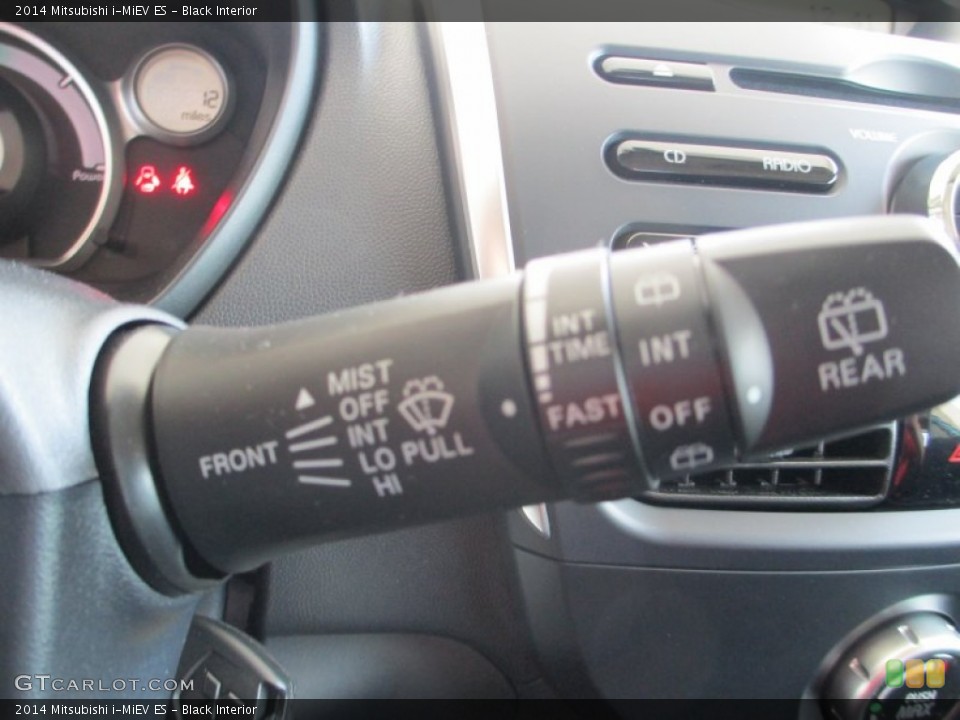 Black Interior Controls for the 2014 Mitsubishi i-MiEV ES #93856846