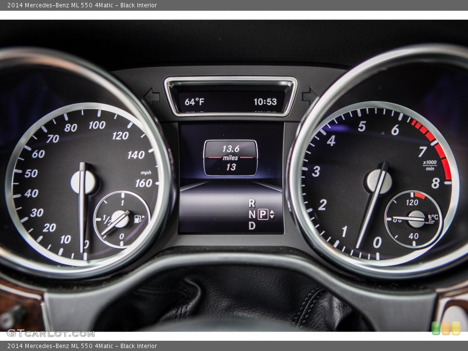 Black Interior Gauges for the 2014 Mercedes-Benz ML 550 4Matic #93858081
