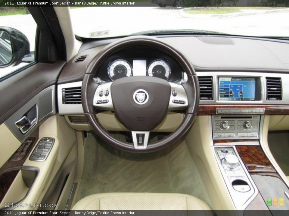 Barley Beige/Truffle Brown Interior Dashboard for the 2011 Jaguar XF Premium Sport Sedan #93860096