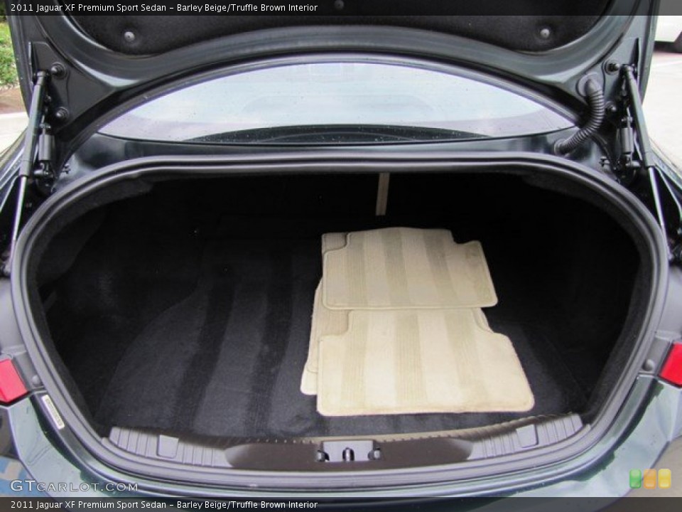 Barley Beige/Truffle Brown Interior Trunk for the 2011 Jaguar XF Premium Sport Sedan #93860486