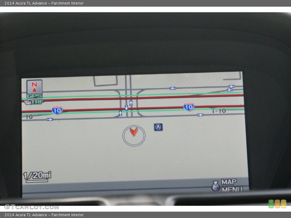 Parchment Interior Navigation for the 2014 Acura TL Advance #93863392