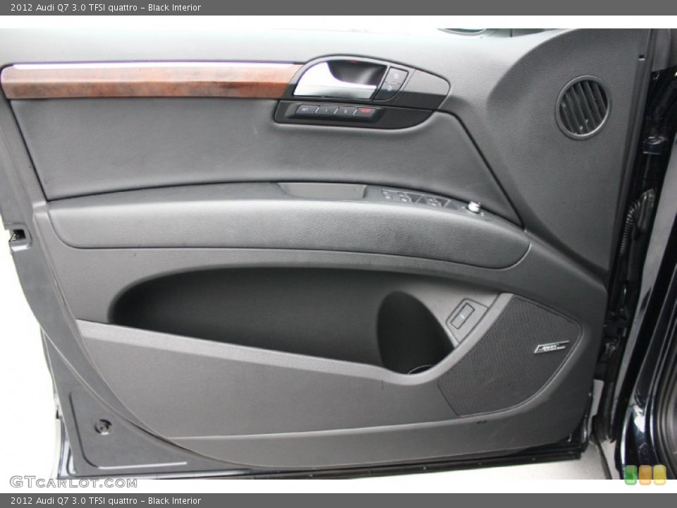 Black Interior Door Panel for the 2012 Audi Q7 3.0 TFSI quattro #93868631