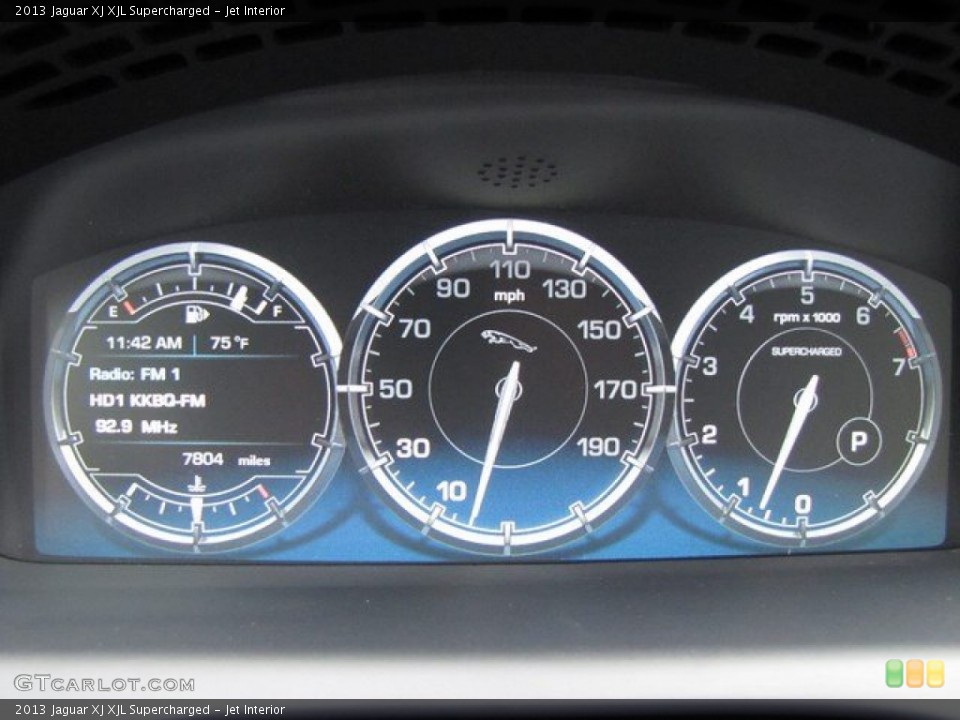 Jet Interior Gauges for the 2013 Jaguar XJ XJL Supercharged #93869354