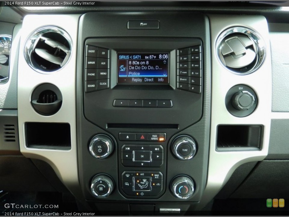 Steel Grey Interior Controls for the 2014 Ford F150 XLT SuperCab #93871693