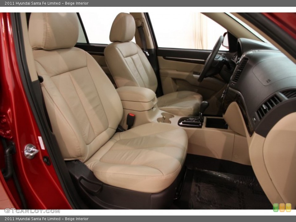 Beige Interior Front Seat for the 2011 Hyundai Santa Fe Limited #93871819