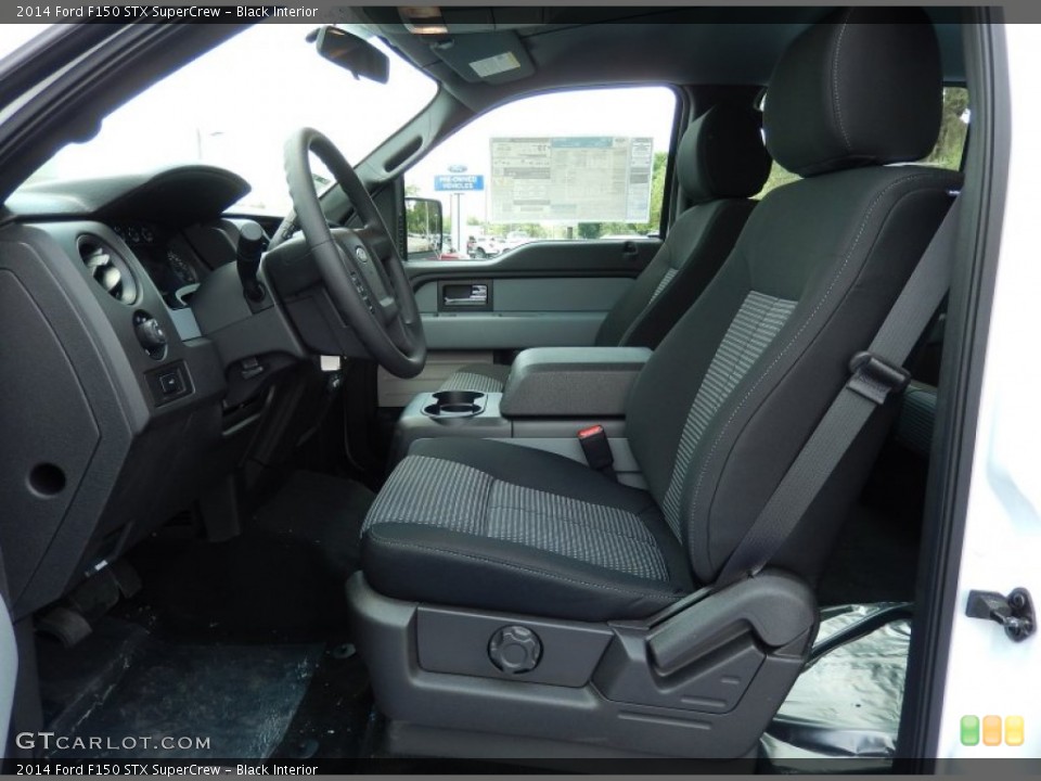 Black Interior Photo for the 2014 Ford F150 STX SuperCrew #93871900