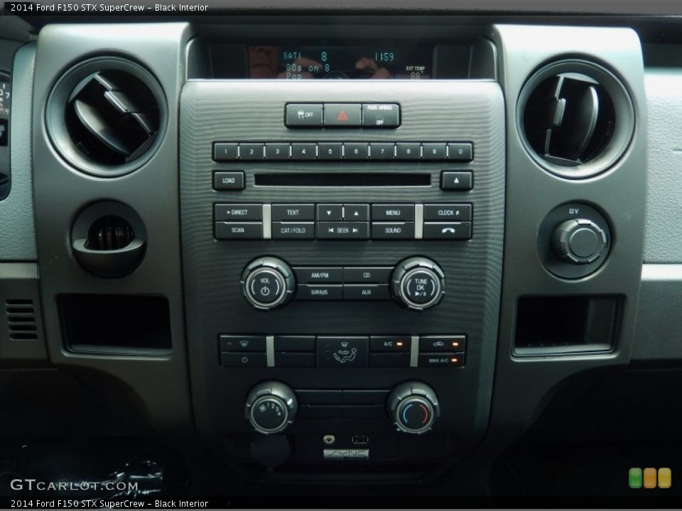 Black Interior Controls for the 2014 Ford F150 STX SuperCrew #93872002