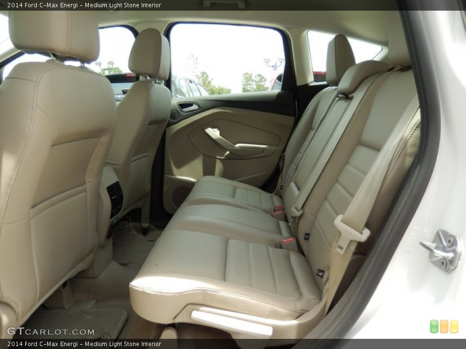 Medium Light Stone Interior Rear Seat for the 2014 Ford C-Max Energi #93872938