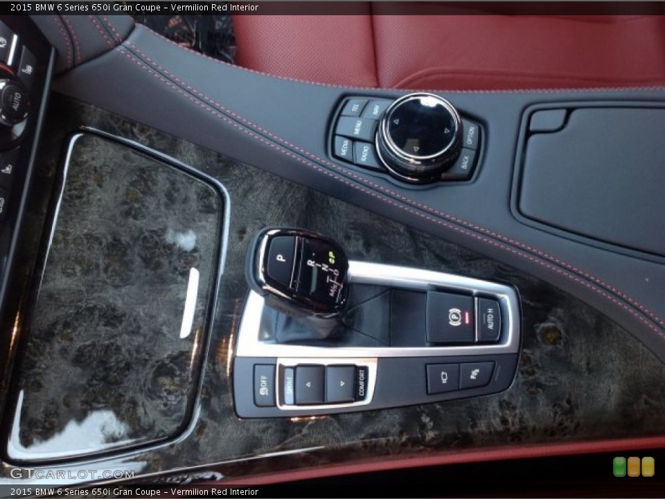 Vermilion Red Interior Transmission for the 2015 BMW 6 Series 650i Gran Coupe #93872941