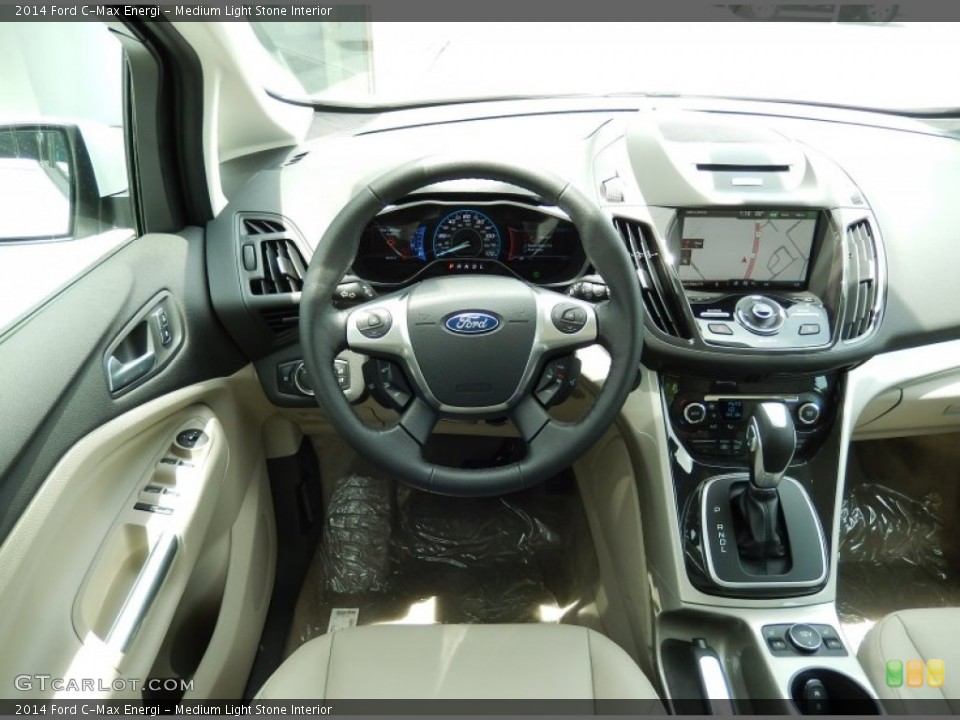 Medium Light Stone Interior Dashboard for the 2014 Ford C-Max Energi #93872962