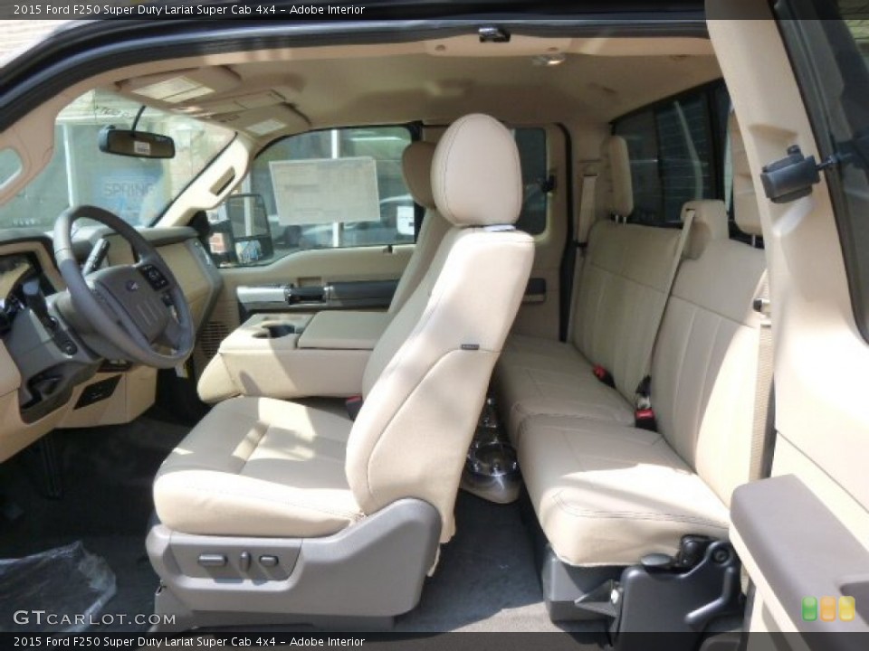 Adobe Interior Photo for the 2015 Ford F250 Super Duty Lariat Super Cab 4x4 #93874690