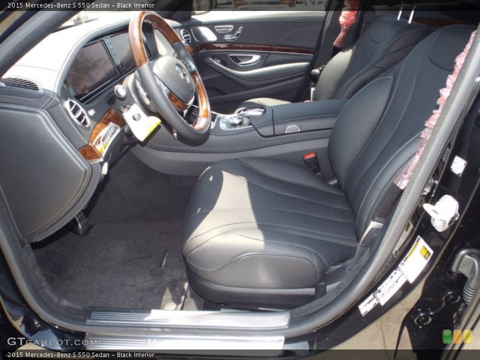 Black Interior Photo for the 2015 Mercedes-Benz S 550 Sedan #93875530