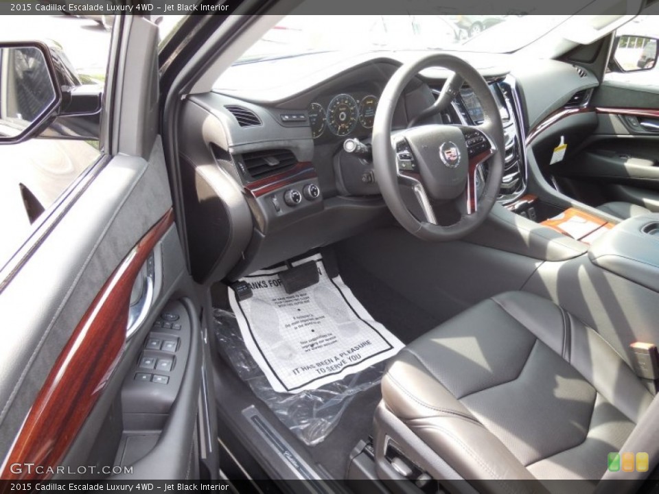 Jet Black Interior Prime Interior for the 2015 Cadillac Escalade Luxury 4WD #93885838