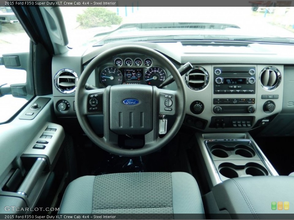 Steel Interior Dashboard for the 2015 Ford F350 Super Duty XLT Crew Cab 4x4 #93887881