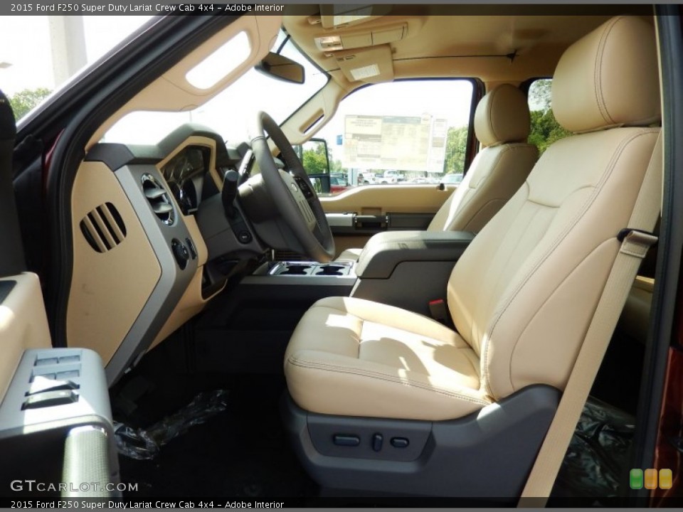 Adobe Interior Photo for the 2015 Ford F250 Super Duty Lariat Crew Cab 4x4 #93888085