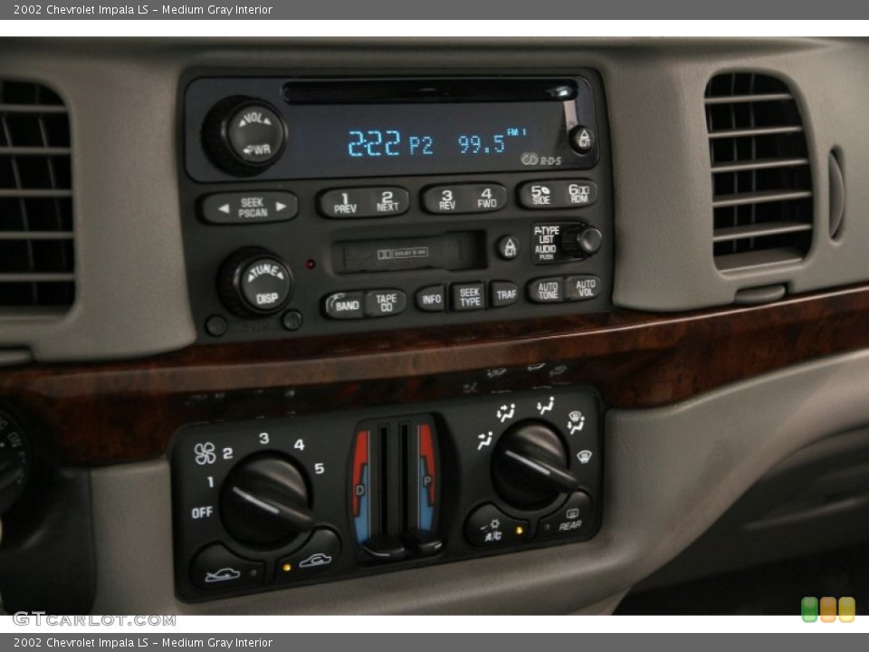 Medium Gray Interior Controls for the 2002 Chevrolet Impala LS #93892411