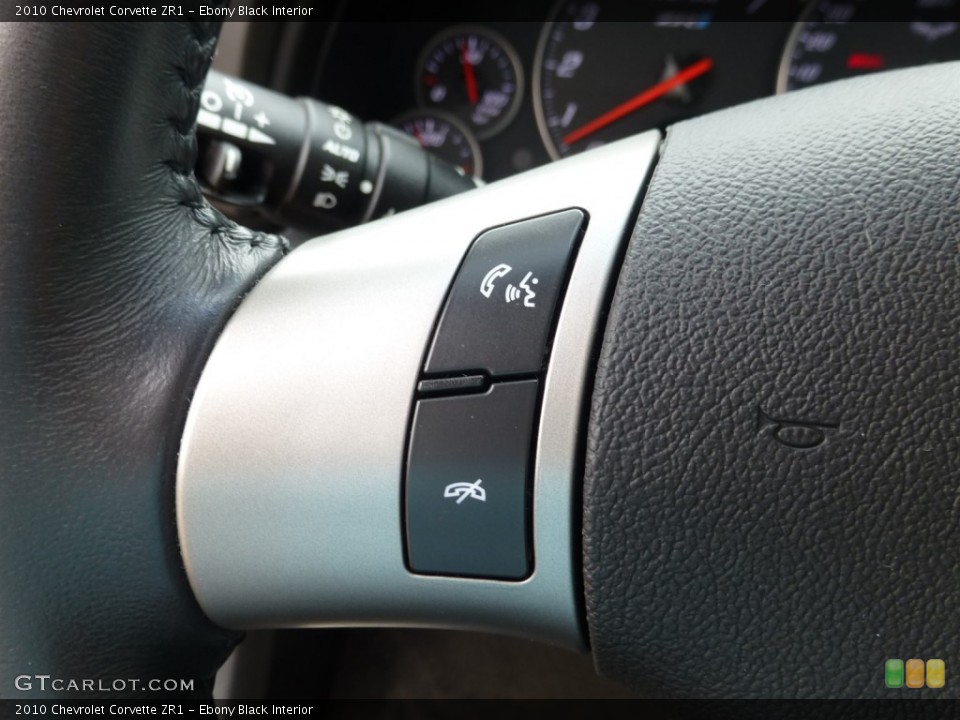 Ebony Black Interior Controls for the 2010 Chevrolet Corvette ZR1 #93893869