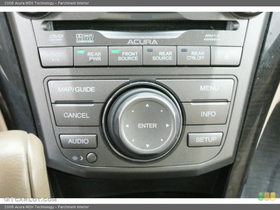 Parchment Interior Controls for the 2008 Acura MDX Technology #93894226