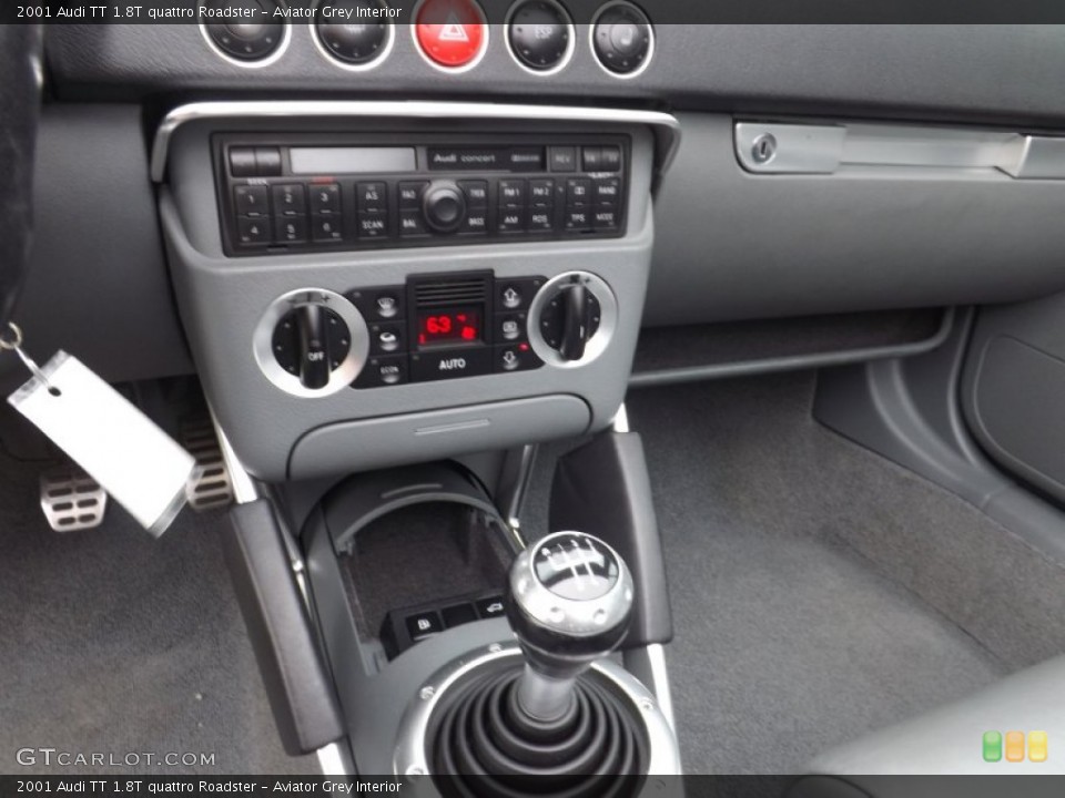 Aviator Grey Interior Controls for the 2001 Audi TT 1.8T quattro Roadster #93895924