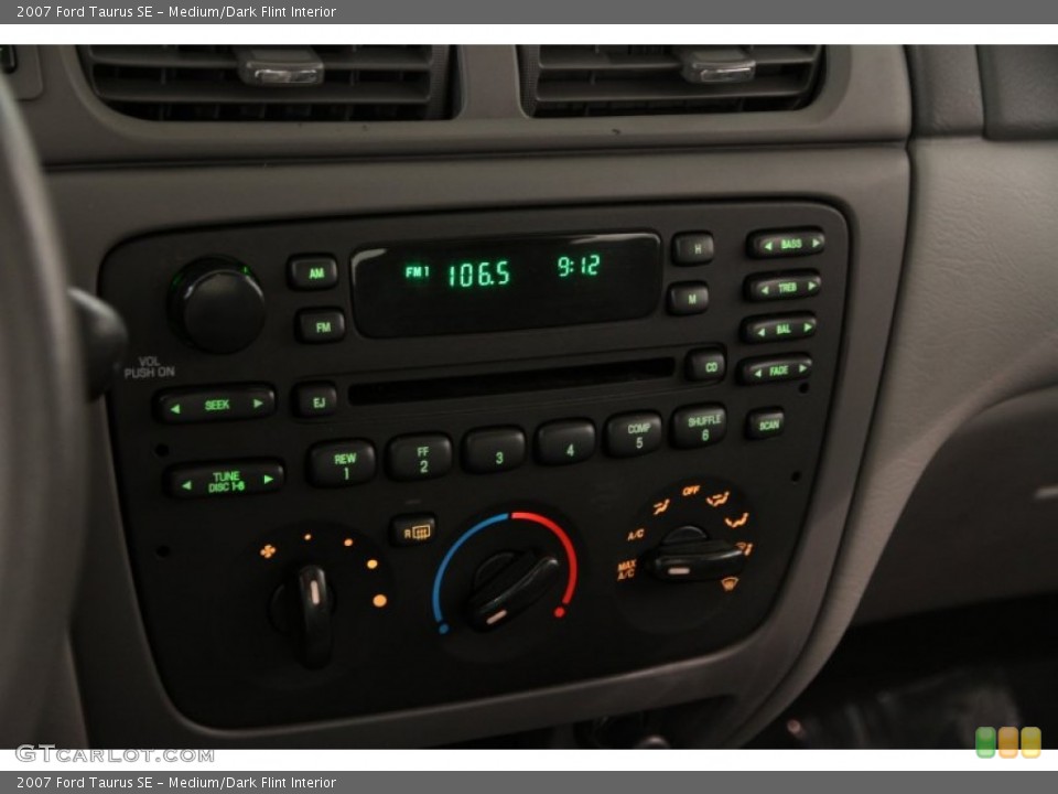 Medium/Dark Flint Interior Controls for the 2007 Ford Taurus SE #93902741