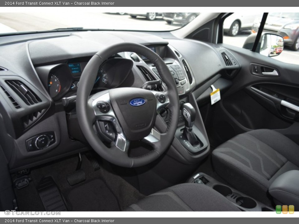 Charcoal Black Interior Prime Interior for the 2014 Ford Transit Connect XLT Van #93904349